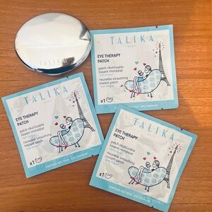 Three Pairs Talika Reusable Eye Therapy Patches and Case